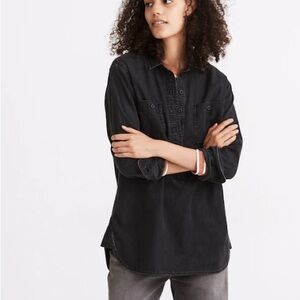 Madewell pullover button up